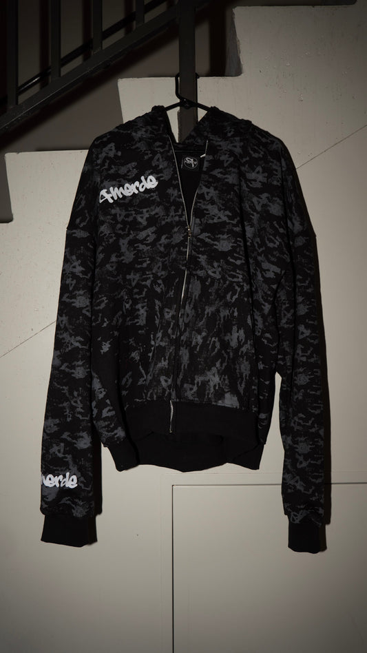 Pmerde Camo Zip-up Hoodie